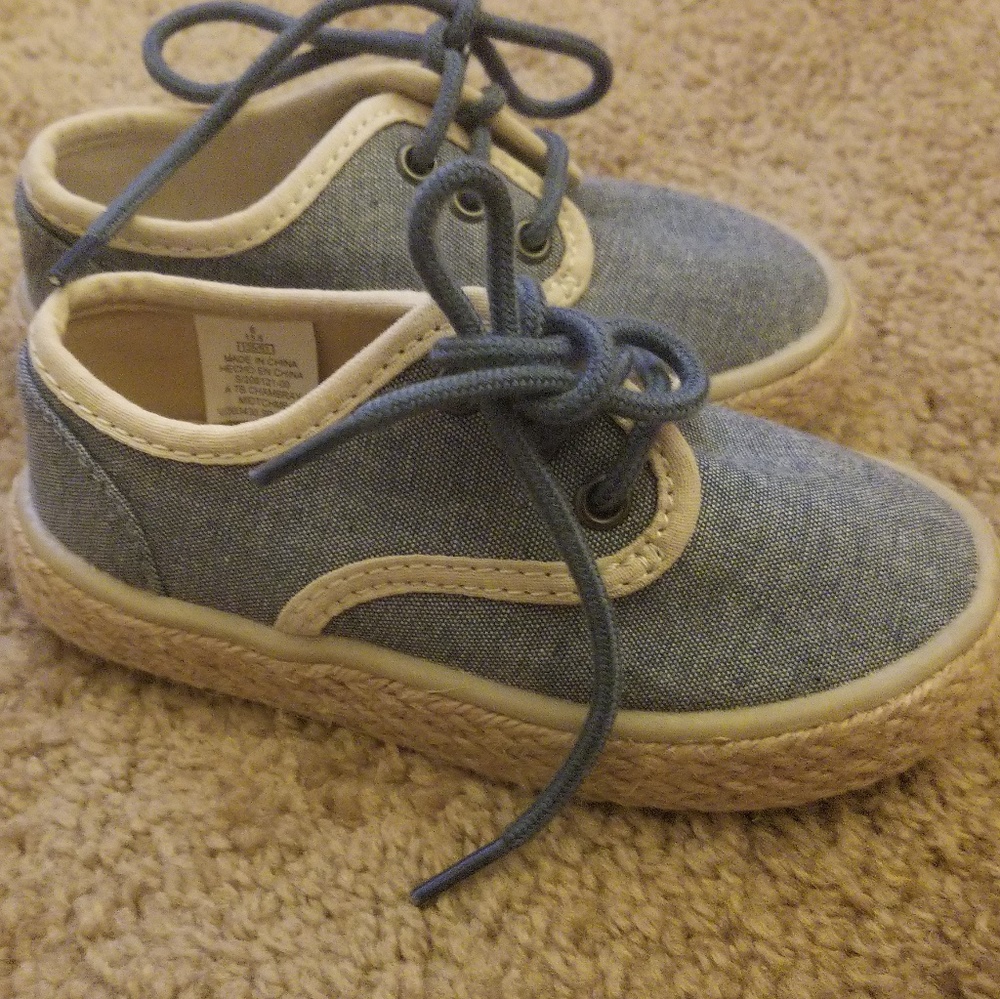 Boys chambray espadrille sneaker
